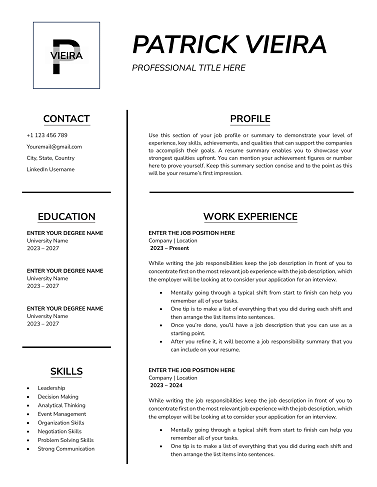 CV Template Word Docs for 2026 (Free) – Download Editable ATS-Friendly Resume