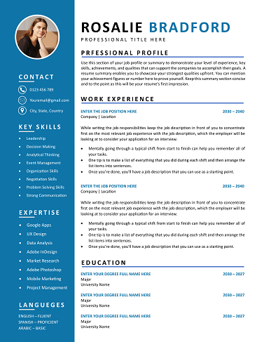 CV Template Word Docs for 2026 (Free) – Download Editable Combined Resume