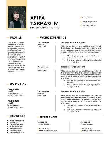 Receptionist-Sales-Cv-Template