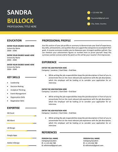 CV Template Word Docs for 2026 (Free) – Download Editable modern curriculum vitae (CV) template