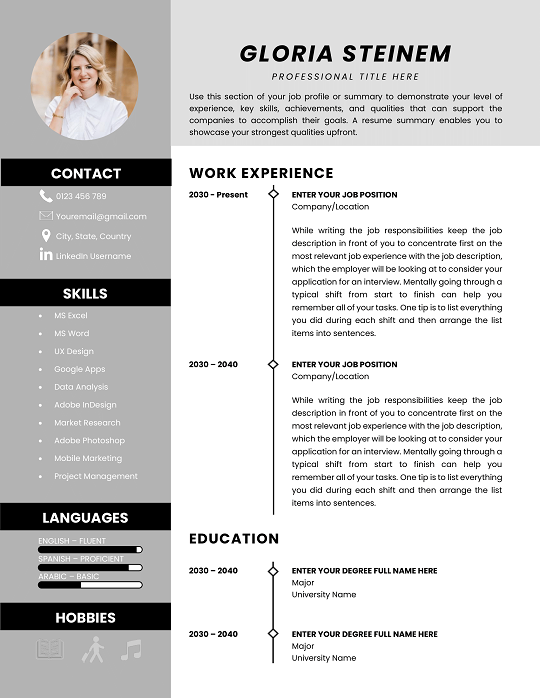20+ Essential General CV Templates | Free Download 2025 general-cv-template