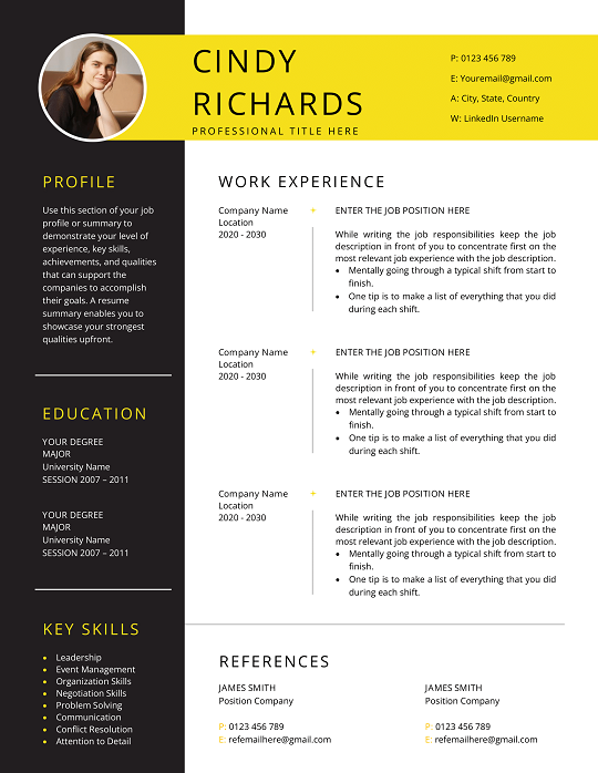 good-resume-template