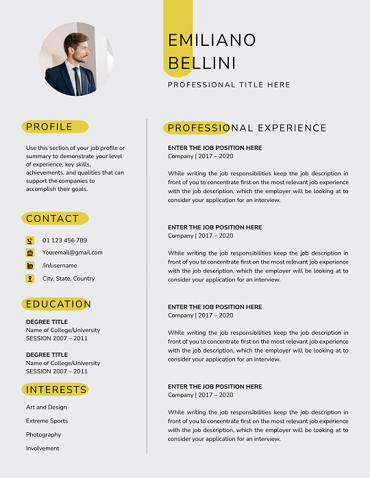 Essential One-Page Resume Template for 2025 | Free Download one-page-resume-template
