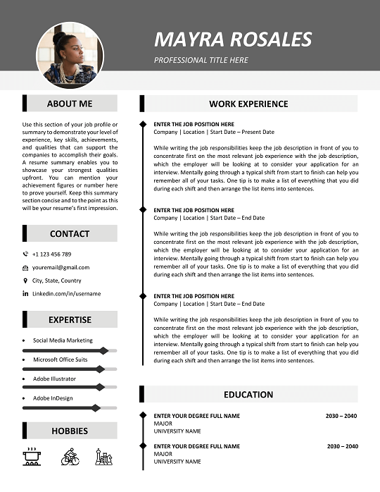 Download the Best Simple CV Templates for Free 2026 simple-cv-template