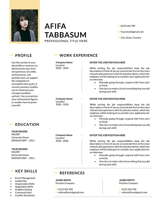 50 Social Media Manager Resume Templates - Free Download social-media-manager-resume-template