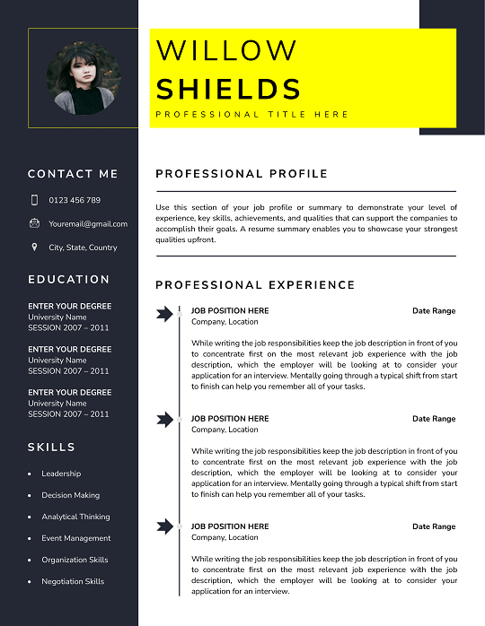 Download the Ultimate Strong Resume Templates Now! 2025 strong-resume-template