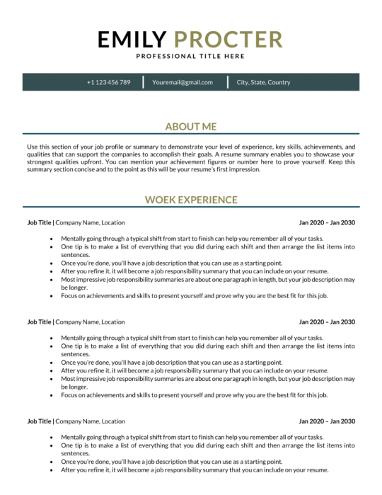 Free Student CV Templates – Download & Stand Out 2025 student-cv-template
