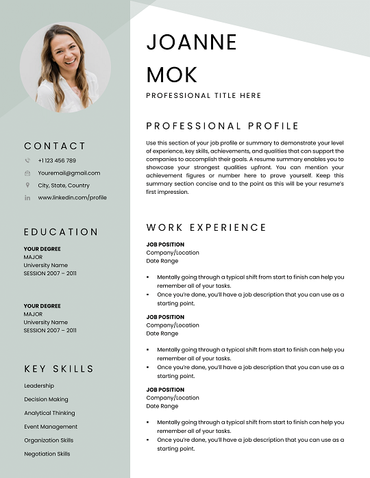 25+ Two-Page Resume Templates in Word Free Download 2025 two-page-resume-template