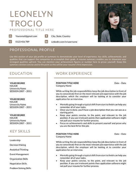 Download a Winning CV Templates For 2025 | MS Word winning-cv-template