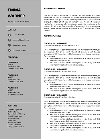 ATS Resume for Engineers