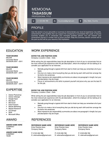 Minimal Resume with Skills Section