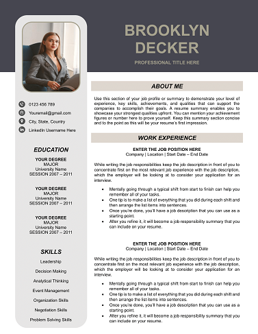 Nurse Resume Template Word