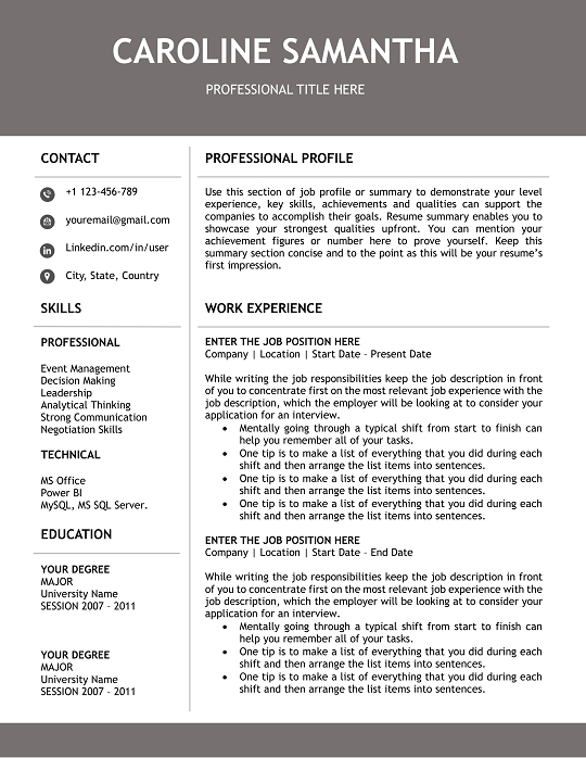 50+ ATS Compatible Resume Word Doc | Editable & Professional ATS Compatible Resume Word Doc