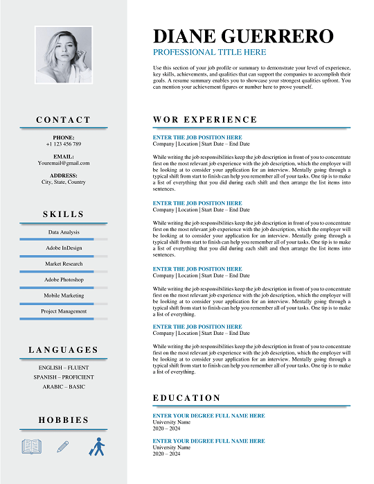 Resume Template with Certifications Section Resume Template with Certifications Section